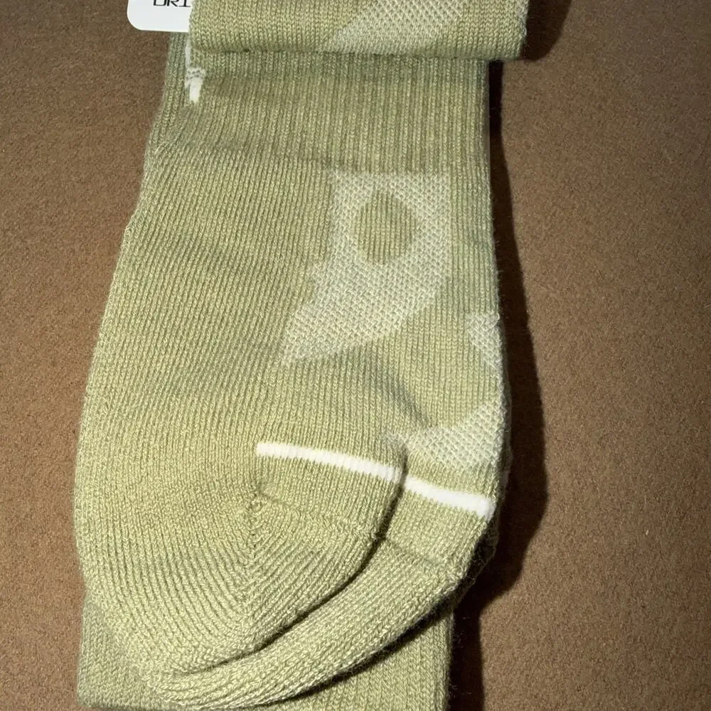 Jordan Men’s Everyday Cushioned Crew Socks L Medium Khaki/Light Orewood Fz2017
